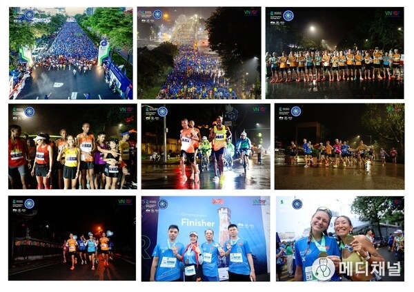 The scene of the Standard Chartered Hanoi Marathon on November 9th