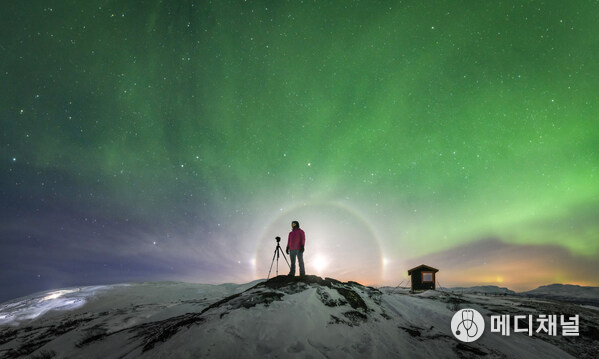 Northern lights therapy in Sweden. Credits: Göran Strand/imagebank.sweden.se