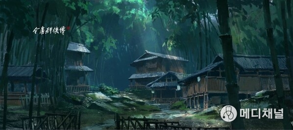 In-game environment image from an in-development build, does not represent final quality